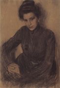 Портрет З.Е.Прошинской. 1901 - Кустодиев