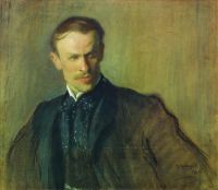 Портрет Л.П.Альбрехта. 1905 - Кустодиев