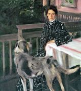 Портрет Юлии Евстафьевны Кустодиевой. 1903  - Кустодиев