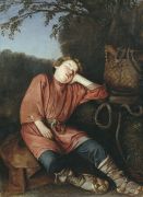 Спящий мальчик-пастушок. 1862 - Лашин