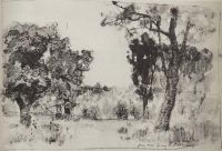 Деревья на опушке леса. 1890-е - Левитан