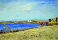 Осень. Река. 1898-1899 - Левитан