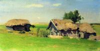 Пейзаж с избами. 1885 - Левитан