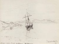 Шхуна в заливе. 1896 - Левитан