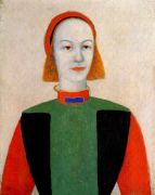 malevich_head_of_a_young_girl_of_today_1932 - 