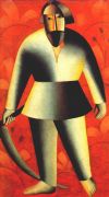 malevich_reaper_on_red_background_1912-13 - 