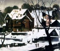Зимний пейзаж. 1924  - Павлов