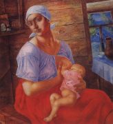 Мать. 1915 - Петров-Водкин