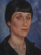 Портрет А.А.Ахматовой. 1922 - Петров-Водкин