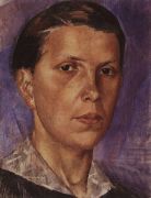 Портрет Н.Л.. 1922 - Петров-Водкин