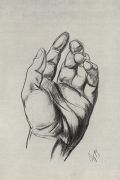 Рисунок руки. 1913 - Петров-Водкин