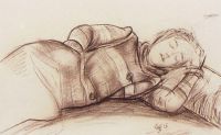 Спящая женщина. 1913 - Петров-Водкин