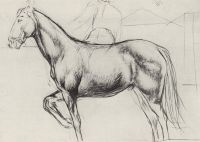 Этюд для картины Купание красного коня2. 1912 - Петров-Водкин