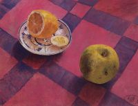 Яблоко и лимон. 1930 - Петров-Водкин