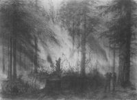 Пожар в сухой кобре. 1870 - Поленов