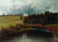 Вид села Варварина. 1878 - Репин