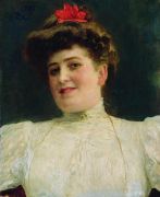 Женский портрет (Ольга Шоофс). 1907 - Репин