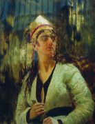 Женщина с кинжалом. 1870-е - Репин
