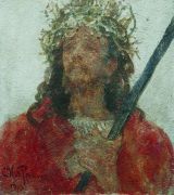 Иисус в терновом венце. 1913 - Репин