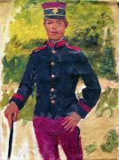Молодой солдат. Парижский тип. 1870-е - Репин