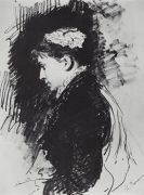 Портрет Е.Д.Баташевой. 1891 - Репин