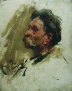 Портрет мужика. 1880-е - Репин