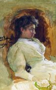 Портрет Н.И.Репиной. 1896 - Репин