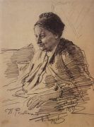 Портрет Т.С.Репиной, матери художника. 1879 - Репин