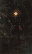 Прогулка с фонарями. 1879 - Репин