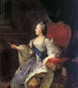 Портрет Екатерины II. 1763. Холст, масло. 156х139 см - Рокотов