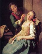 Спящая девушка. ~1760  - Ротари