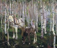 В лесу. 1905. Холст, масло - Рылов