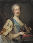 Портрет Екатерины II. 1770-е - Саблуков
