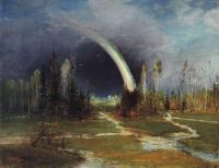 Пейзаж с радугой. 1881 - Саврасов