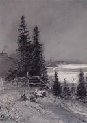 Спуск к реке. 1868 - Саврасов
