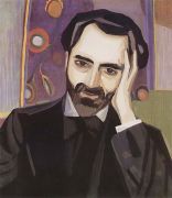 1915 Портрет поэта Александра Цатуряна. Х., т. 70.5x62 Ереван - Сарьян