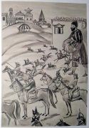 1937 Иллюстрация. Армянские народные сказки. 3 - Сарьян
