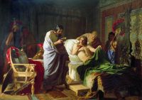 Доверие Александра Македонского к врачу Филиппу. 1870 - Семирадский