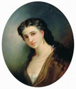 Женский портрет. 1866  - Семирадский