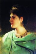 Портрет римлянки. 1890  - Семирадский