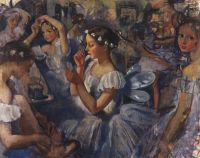 Девочки-сильфиды (Балет Шопениана). 1924 - Серебрякова