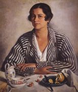 Портрет М.А.Тройницкой. 1924 - Серебрякова