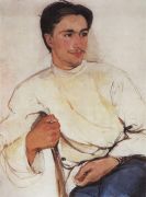 Портрет студента. 1909 - Серебрякова