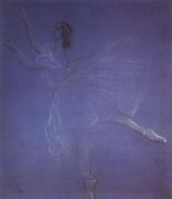 Анна Павлова в балете Сильфиды. 1909 - Серов