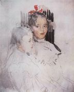 Портрет детей С.С.Боткина. 1900 - Серов