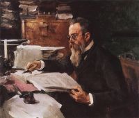 Портрет композитора Н.А.Римского-Корсакова. 1898 - Серов