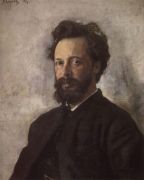 Портрет С.П.Чоколова. 1887 - Серов