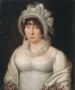 Портрет дамы в белой шали. 1810—1820-е - Смирновский
