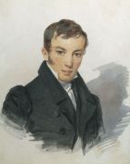 Портрет В.А. Жуковского 1820-е - Соколов