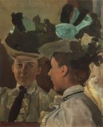 Дама у зеркала (Портрет В.В.Цемировой). 1898 - Сомов